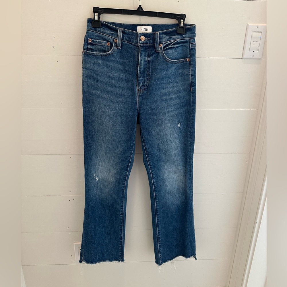 Pistola Lennon High Waist Cropped Jeans